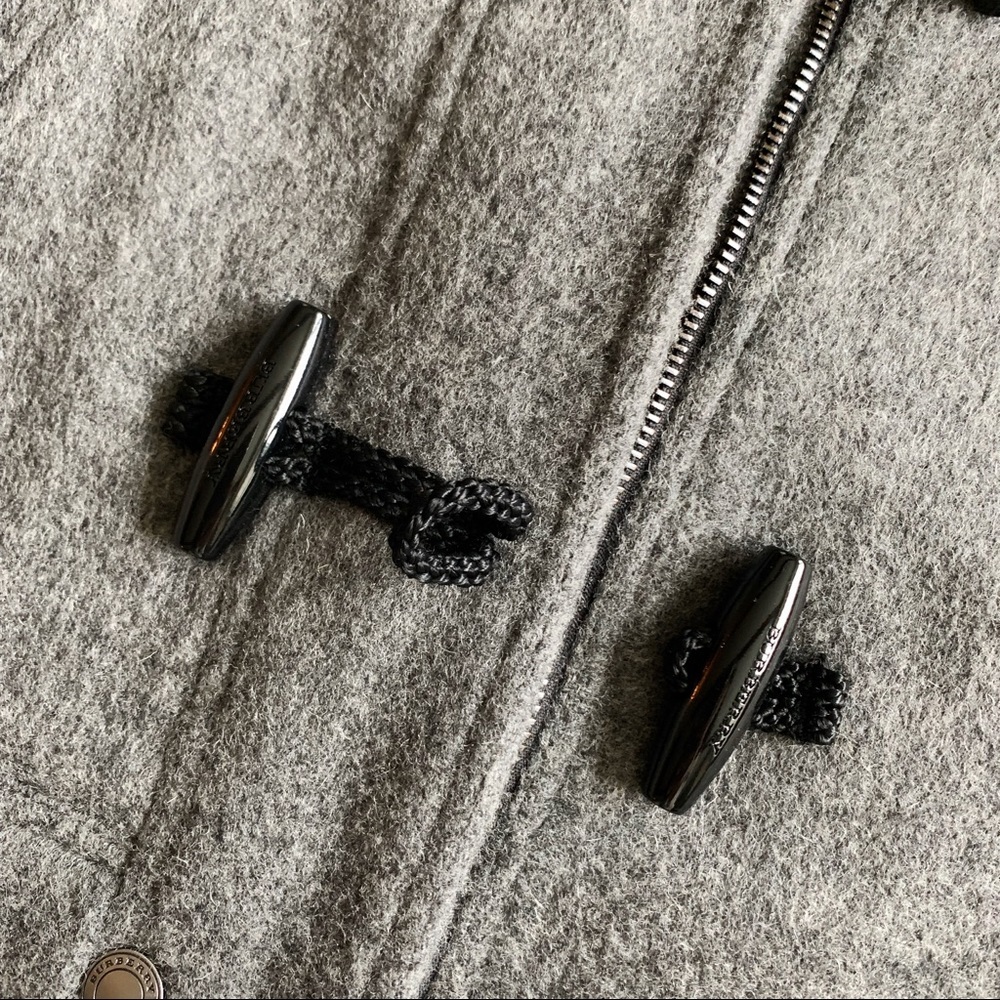 NWT Authentic Burberry Wool Crop Toggle Jacket Gr… - image 6